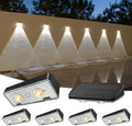 EGOBOO Outdoor Solar Lights for Fence, 12H Runtime, IP65 Waterproof, 6 Pack by EGOBOO