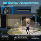 LONEDRUID Dusk to Dawn Motion Sensor Outdoor LED Porch Wall Light Fixture - Image 4