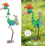 19'' Tall Metal Rooster Statue for Farmhouse, Lawn, Garden - Image 7