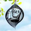 Personalized Golf Outdoor Wind Spinner Sublimation Custom Name Metal Art Kinetic Ornament Laser Cut 3D Decor for Lawn Patio Porch Indoor Garden Yard Golf Lovers Dads Father Presents by Handmadetneonsign