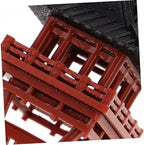 Garden Sculptures Mini Pagoda Statue Micro Landscape Pavilion Figurine Zen Garden Outdoor Statue - Image 3