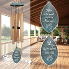 ASTARIN Personalized Name 35" Memorial Wind Chimes for Outside, Metal Sympathy Gifts for Loss of Mother Father Loved One, Bereavement Wind Chime in Memory Gift, Decor Garden Patio,Produced in Texas - Image 5