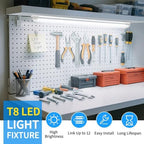 (6-Pack) CNSUNWAY LED Shop Lights 2FT, V-Shaped Linkable 22W 3300LM 5000K - Image 4