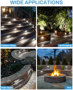 HIBOITEC Hardscape Lighting Low Voltage 7 Inch Retaining Wall Lights 6Pack - Image 6