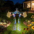 2 Pcs Solar Watering Can Lights, Hanging Solar Waterfall Lights Waterproof Outdoor Garden Decor Yard Art for Porch Landscape Patio, Gardening Gifts for Mom Grandma Women by WTreeW