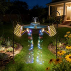 2 Pcs Solar Watering Can Lights, Hanging Solar Waterfall Lights Waterproof Outdoor Garden Decor Yard Art for Porch Landscape Patio, Gardening Gifts for Mom Grandma Women by WTreeW