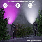 SUNTHIN 4 Pack Outdoor RGBW Landscape Lights, Color Changing Spot Uplights - Image 4