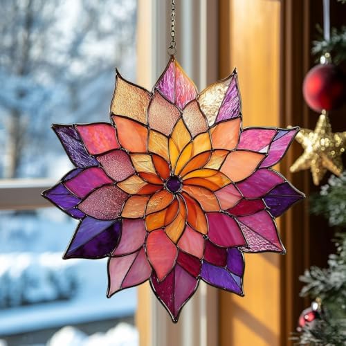 Boho Crescent Mushroom Butterfly Acrylic Suncatcher by AVAGAN
