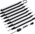 Maygrove Grow Lights for Indoor Plants, Sunlike Full Spectrum 5000K 1FT LED Growing Lamp 56W (8 x 7W), T5 Grow Light Strip for Seed Starting, Vegetables, Linkable, Black, 8-Pack by MAYGROVE