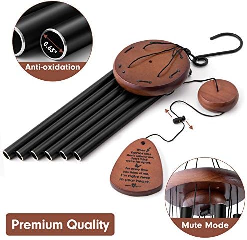 YOUNTASY Sympathy Wind Chimes , Bereavement/Memorial /Sympathy Gift in Memory of Loved One Loss of Mother Father Condolence Remembrance 32 Inch - Image 5