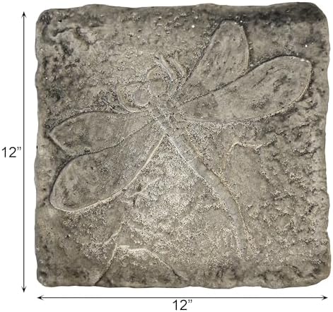 BestNest Set of 2 Athens Dragonfly Stepping Stones, Pre Aged - Image 3