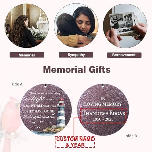 ASTARIN 30/36/45inch Personalized Memorial Wind Chimes for Loss of Loved One, Memorial Gifts for Loss of Mother/Father, Sympathy Gifts for Funeral Condolence Bereavement Grief - Image 5