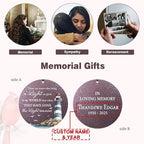 ASTARIN 30/36/45inch Personalized Memorial Wind Chimes for Loss of Loved One, Memorial Gifts for Loss of Mother/Father, Sympathy Gifts for Funeral Condolence Bereavement Grief - Image 5