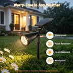 6Pack Solar Lights Outdoor IP65 Waterproof Landscape Spotlights 3000K - Image 4