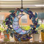 Cresent Moon Halloween Boho Acrylic Suncatcher - Image 4