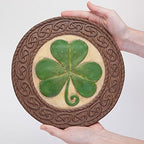 Bits and Pieces Glow in the Dark Stepping Stone - Shamrock, 10" x 10" - Image 3