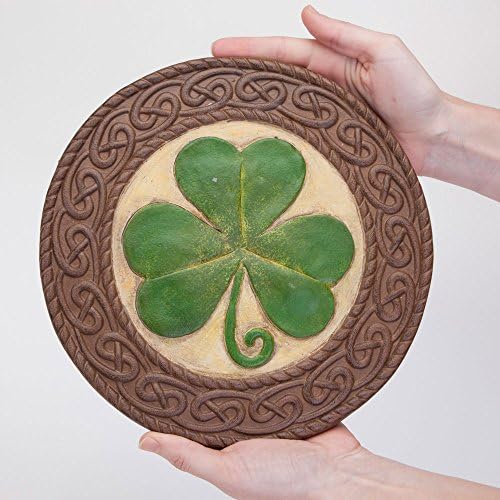 Bits and Pieces Glow in the Dark Stepping Stone - Shamrock, 10" x 10" - Image 3