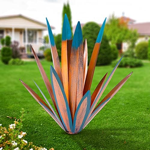 Homight Metal Tequila Country Sculpture DIY Tequila Plant Home Decor Country Tequila Garden Ornament Indooutdoor Statuette Patio Lawn Patio Stake Decoration Gift to The Garden - Image 3