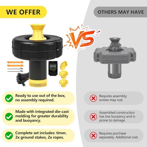 1HP 110V Floating Pond Fountain Aerator - Image 4