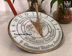 NauticalMart Wedding Anniversary Sundial Gift for Him or Her, Husband or Wife, Parents, Grand Parents, Couples to Celebrate Anniversary Unique Gift (60th Anniversary) - Image 5