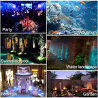 Colored Pond Lights with Timer, RGB Weighted Fountain Light IP68 Waterproof, Dimmable Outdoor Landscape Lights Fish Tank Pond Fountain Garden, 3 Lights - Image 7
