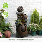 Bumilgar Garden Water Fountain, 38.4-Inch 3-Tier Terracotta Jar Features - Image 6