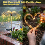 4-Pack Solar Firework Lights for Outside Waterproof Garden Fairy Lights - Image 4