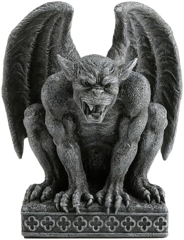 Veronese Design 5 3/4 Inch Crouching Gargoyle Polyresin Collectible Statue Figurine Gothic Fantasy Decor for Home or Gift by VeroneseDesign