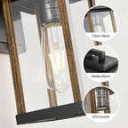 meike Outdoor Wall Sconce, Dusk to Dawn Outside Porch Light Fixture 2 Pack - Image 7