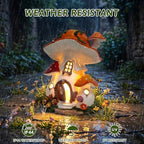Solar Mushroom House Garden Decor, Fairy Garden Mushroom - Image 5