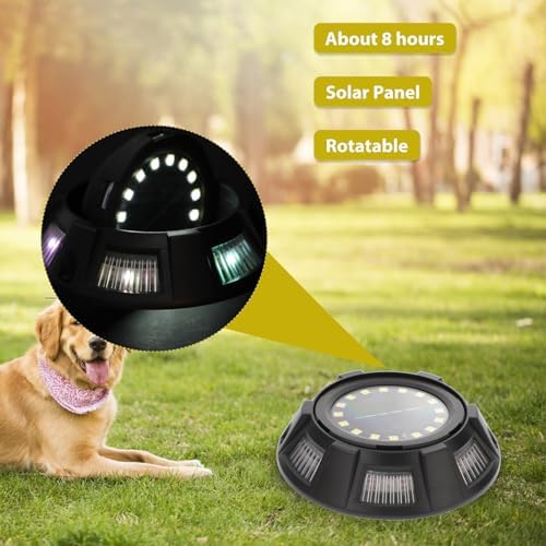 4pcs in Ground Solar Lights 2v 100ma for Walkways Outdoor - Image 2