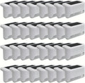 Solar Outdoor Fence Step Lights, 32pcs White IP44 LED Outdoor Stair Lights, 1400mAh, Suitable for Courtyards, Decks, Steps, Walkways, and Lawn Paths by GTQPS