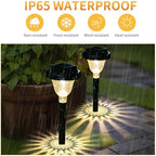 Siatom Solar Pathway Lights 10 Pack, Bright Solar Path Lights Outdoor Waterproof IP65, Walking Path Solar Lights for Outside, Garden, Lawn, Walkway, Yard (Warm White) - Image 4