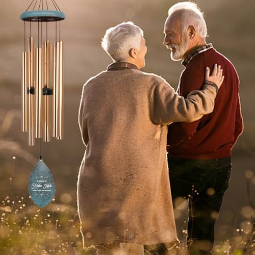 Personalized Wind Chime for Loss of Loved One, Large Memorial Wind Chimes for Outside, Wind Chimes Outdoor Deep Tone Sympathy,Bereavement/Sympathy/Memorial Gifts for Remembrance - Image 6