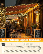 Brightown 4 Pack Solar String Lights for Outside, Total 184Ft 480 LED - Image 6
