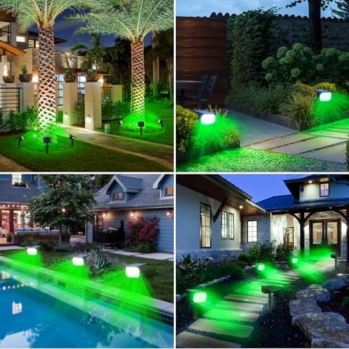 nipify Solar Spot Lights Outdoor, Solar Powered Waterproof Spotlight - Image 4