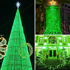 KAQ 2pack 500LED Solar String Lights Outdoor Waterproof Green - Image 2