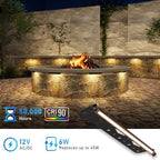 Teekuv 8 Pack 12 Inch LED Retaining Wall Lights, 6W, Soft White 2700K - Image 4