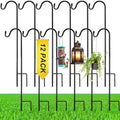 12 Pcs 24 Inch Shepherd Hook for Outdoor Adjustable Bird Feeder Pole by Yetene