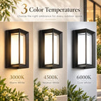 Outdoor Wall Lights, Outdoor Lights for House, 2200LM 3CCT Dimmable IP65 - Image 3