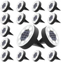 Joomer 16 Pack 3.4inch Solar Ground Lights Outdoor Waterproof, White by Joomer