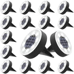 Joomer 16 Pack 3.4inch Solar Ground Lights Outdoor Waterproof, White by Joomer
