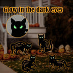 Halloween Decorations Outdoor,4 Pack Black Cat Silhouette Garden Stakes - Image 2