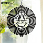 Personalized 60th Anniversary Love Bird Metal Wind Spinner, Garden Spinner Hanging Outdoor Decor, Perfect House Warming Gifts New Home, Custom Gift for Couple Parents Husband Wife - Image 4