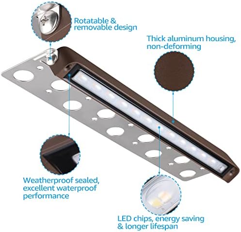 LEONLITE 8-Pack 5CCT 12 Inch LED Hardscape Lighting, 2200K-5000K - Image 4