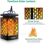 TomCare Solar Flickering Flame Torch Lights for Garden Patio Yard - Image 2