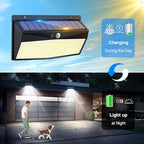 Peasur Solar Motion Sensor Lights Outdoor Waterproof with 3 Lighting Modes - Image 4