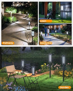 VOLISUN Solar Pathway Lights,12 Pack LED Solar Lights Outdoor Waterproof, Landscape Lighting,Cool Whtie Color Solar Path Lights,Landscape Lights,Solar Garden Lights for Yard Lawn Driveway Walkway - Image 7