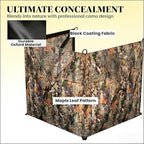 Instant Setup 3-Panel Hunting Blind with One-Way Mesh, Camouflage Design - Image 3