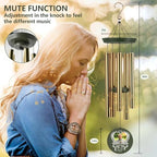 ASTARIN Personalized Wind Chimes in Memory of a Loved One, Bereavement Gifts for Loss of Father, Memorial Gifts Sympathy Deep Tone Wind Chimes for Outdoor, 30/36 inch Garden Decor(Produced in Texas) - Image 3